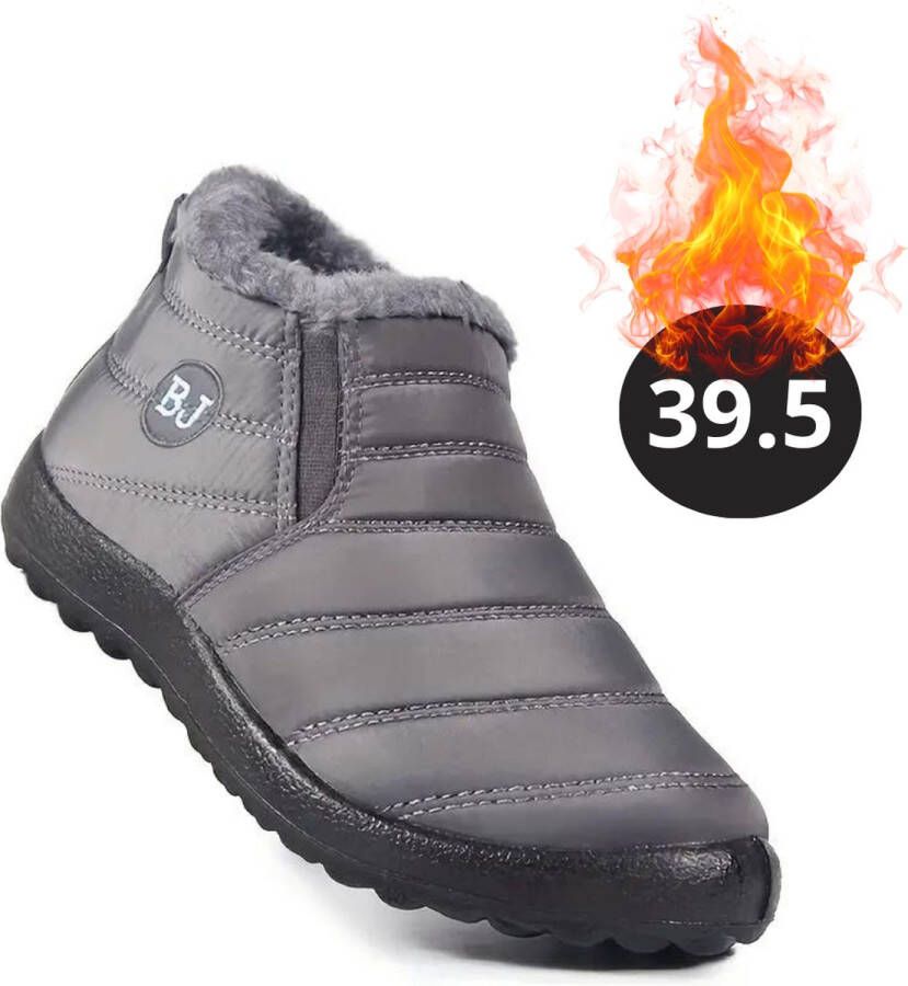 Nivard Snowboots Sneeuwschoenen Sneeuwboots Dames Wintersport Ski Skischoenen Grijs 39.5 Laag