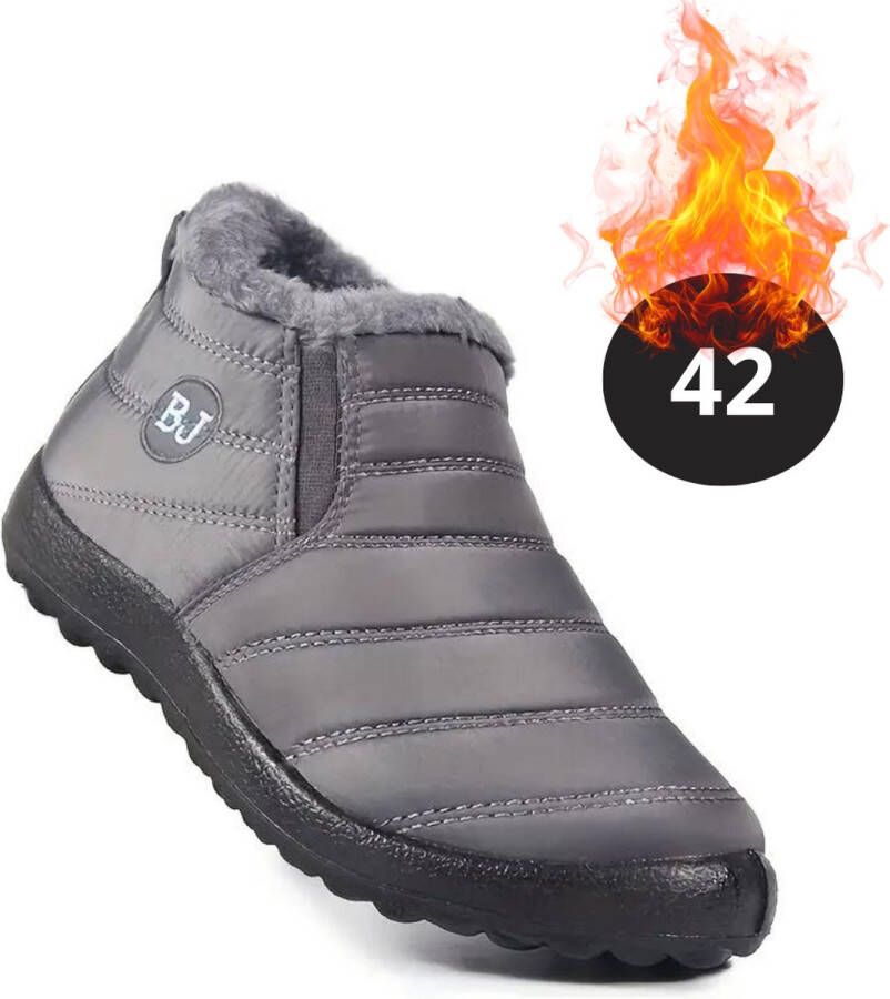 Nivard Snowboots Sneeuwschoenen Sneeuwboots Dames Wintersport Ski Skischoenen Grijs Laag