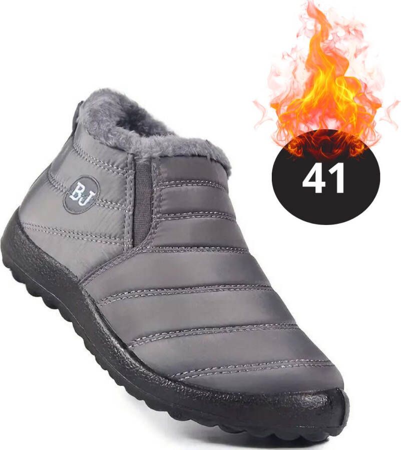 Nivard Snowboots Sneeuwschoenen Sneeuwboots Dames Wintersport Ski Skischoenen Grijs Laag