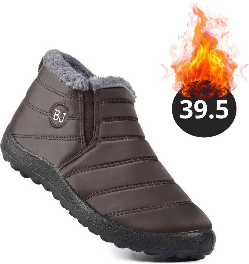 Nivard Snowboots Sneeuwschoenen Sneeuwboots Dames Wintersport Ski Skischoenen Khaki 39.5 Laag