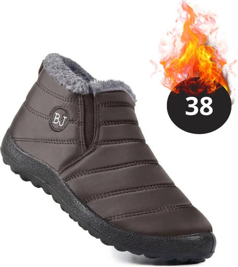 Nivard Snowboots Sneeuwschoenen Sneeuwboots Dames Wintersport Ski Skischoenen Khaki Laag