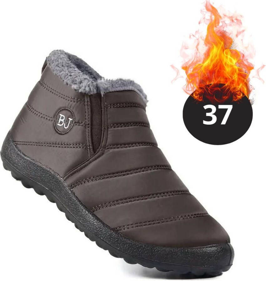 Nivard Snowboots Sneeuwschoenen Sneeuwboots Dames Wintersport Ski Skischoenen Khaki Laag - Foto 1