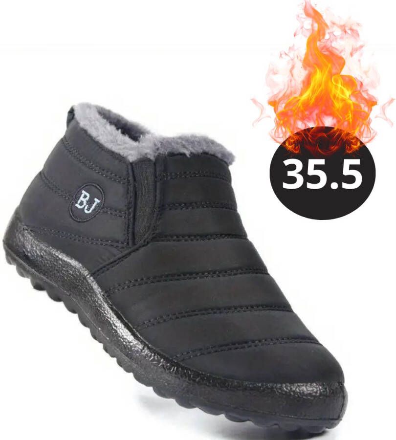 Nivard Snowboots Sneeuwschoenen Sneeuwboots Dames Wintersport Ski Skischoenen Zwart 35.5 Laag