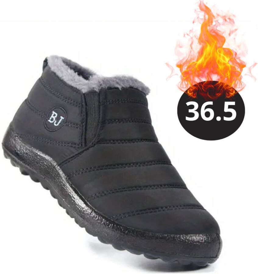 Nivard Snowboots Sneeuwschoenen Sneeuwboots Dames Wintersport Ski Skischoenen Zwart 36.5 Laag