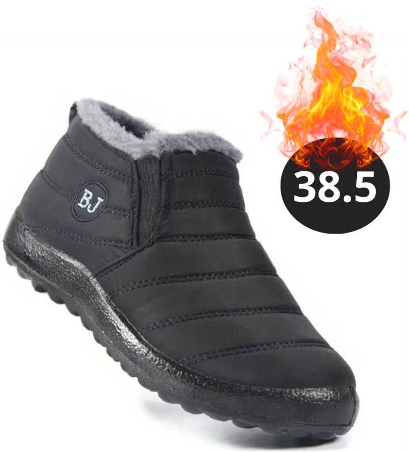 Nivard Snowboots Sneeuwschoenen Sneeuwboots Dames Wintersport Ski Skischoenen Zwart 38.5 Laag