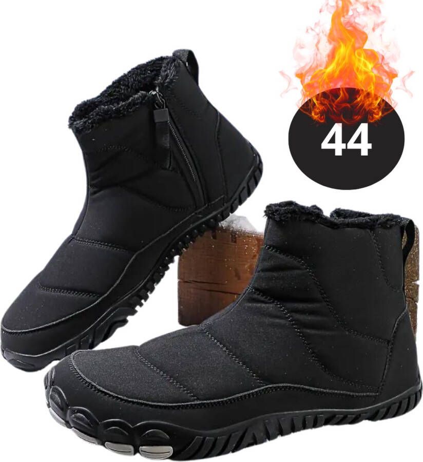 Nivard Snowboots Sneeuwschoenen Sneeuwboots Heren Wintersport Ski Skischoenen Zwart Antislip