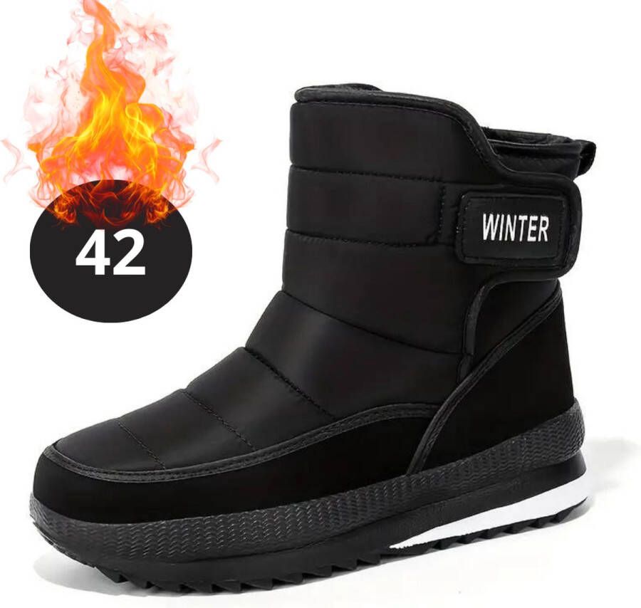 Nivard Snowboots Sneeuwschoenen Sneeuwboots Heren Wintersport Ski Skischoenen Zwart Outdoor - Foto 1