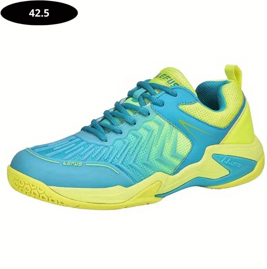 Nivard Tennisschoenen Tenniskleding Indoor Outdoor Blauw & Geel