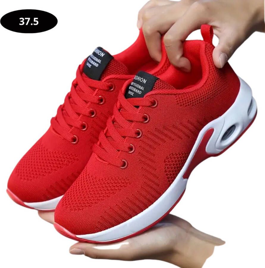 Nivard Tennisschoenen Tenniskleding Indoor Outdoor Rood