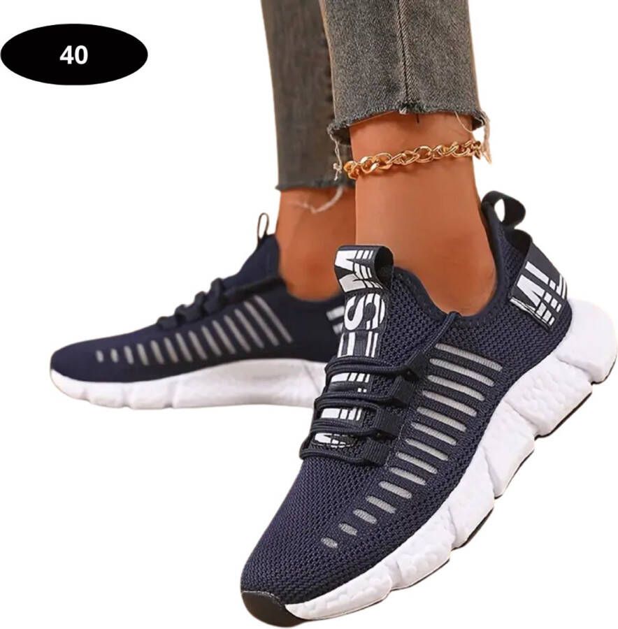 Nivard Tennisschoenen Tenniskleding Indoor Outdoor Zeeblauw