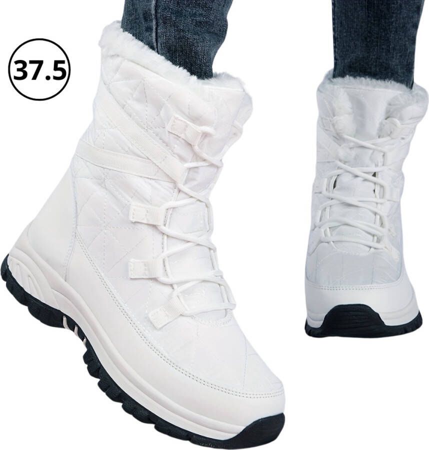 Nivard Wintersport Sneeuwboots Snowboots Sneeuwschoenen Ski Gadgets Voor Dames Wit