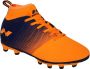 Nivia Ashtang Football Stud voor kinderen TPU Sole met PU synthetisch leer Een gevormde verwijderbare E.VA Voorgevormde TPU lichtgewicht binnenzool Ideaal voor harde en grasachtige oppervlakken (zwart oranje) - Thumbnail 2