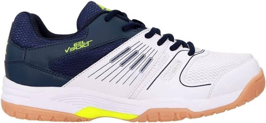 Nivia jongens Gel Verdict Badminton Schoenen Blauw 7 40 EU Materiaal: Mesh Rubber| Voor heren en jongens Lichtgewicht Airculate technologie Goede ventilatie en zweetabsorptie Flexibel Betere pasvorm en comfort