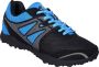 Nivia Men Marathon hardloopschoen voor heren Rubberen buitenzool met ademend mesh bovenwerk met PVC synthetisch leer Die Cut N.R E.VA Sockliner Ideaal voor trailrunning (blauw zwart) EURO - Thumbnail 1