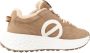 No Name Leren Sneakers met Uitneembare Binnenzool Beige Dames - Thumbnail 1