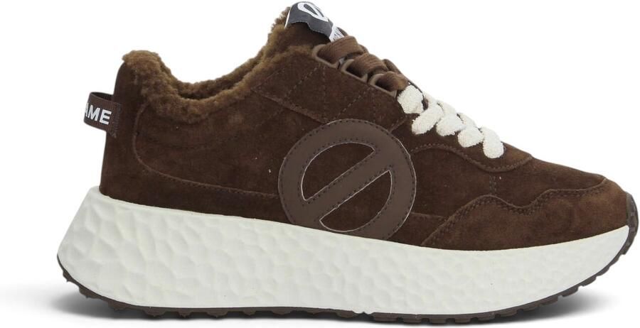 No Name Bruine leren Carter Jogger Cocoon sneakers