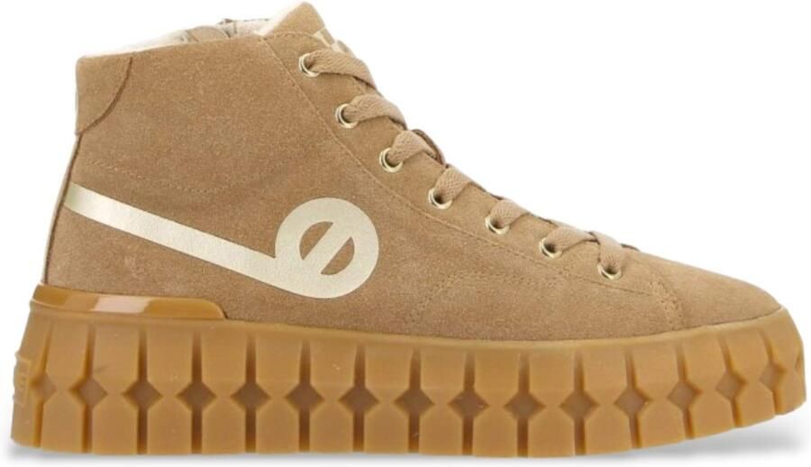 No Name Play Bruin leren sportschoenen