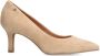 No Stress Dames Beige suède pumps - Thumbnail 2