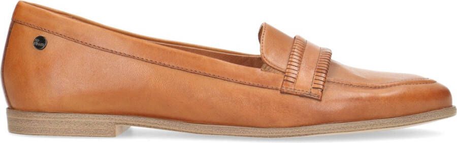 No Stress Dames Cognac leren loafers - Foto 2