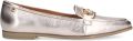 No Stress Dames Gouden leren loafers met gouden chain - Goud