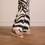 No Stress Dames Gouden leren sandalen - Thumbnail 2
