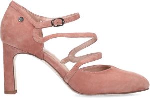 No Stress Dames Roze suède pumps