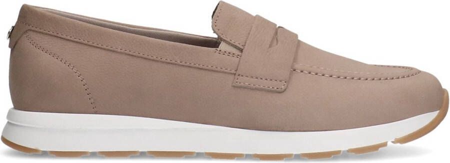 No Stress Dames Taupe nubuck loafers - Foto 2