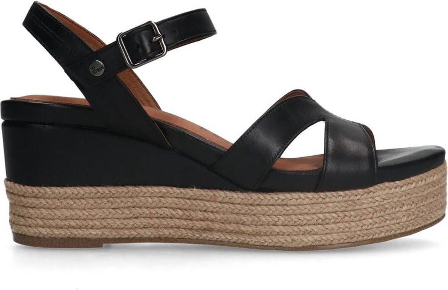 No Stress Dames Zwarte leren sleehakken - Foto 2