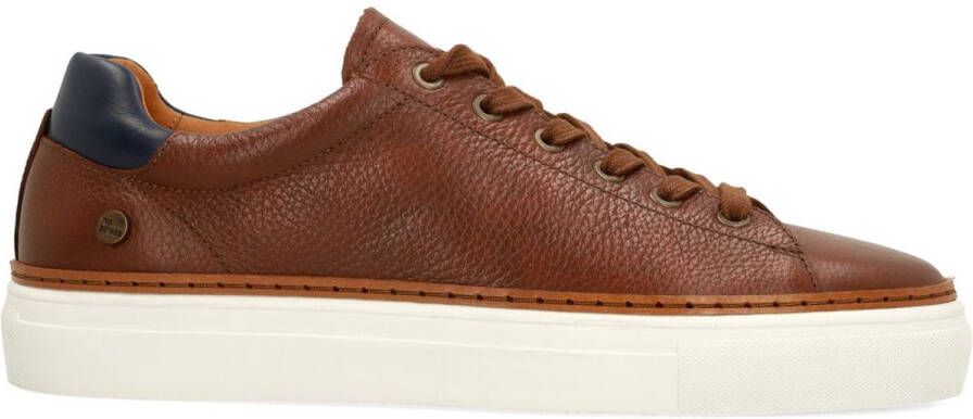 No Stress Heren Cognac leren sneakers