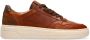 No Stress Heren Cognac leren sneakers - Thumbnail 1