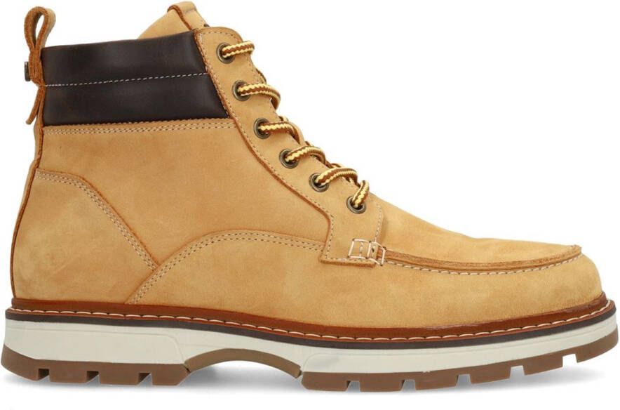 No Stress Heren Gele nubuck veterboots