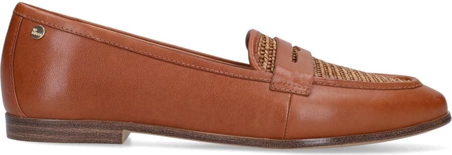 No Stress Dames Cognac suède loafers