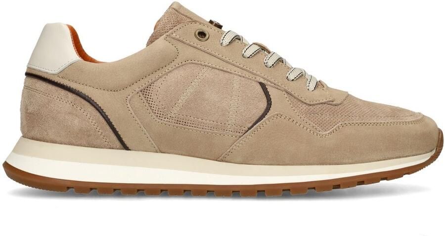 No Stress Heren Beige nubuck sneakers