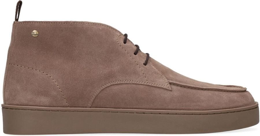 No Stress Heren Beige suède desert boots