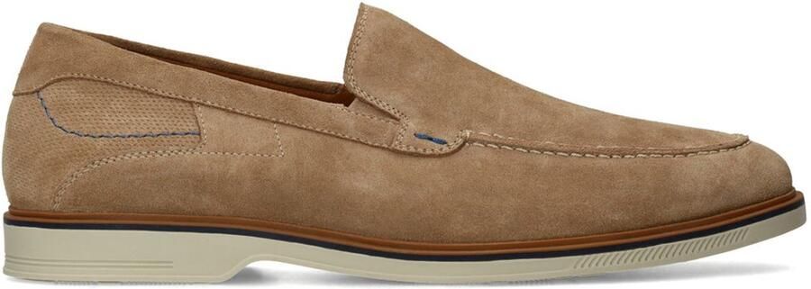 No Stress Heren Beige suède loafers