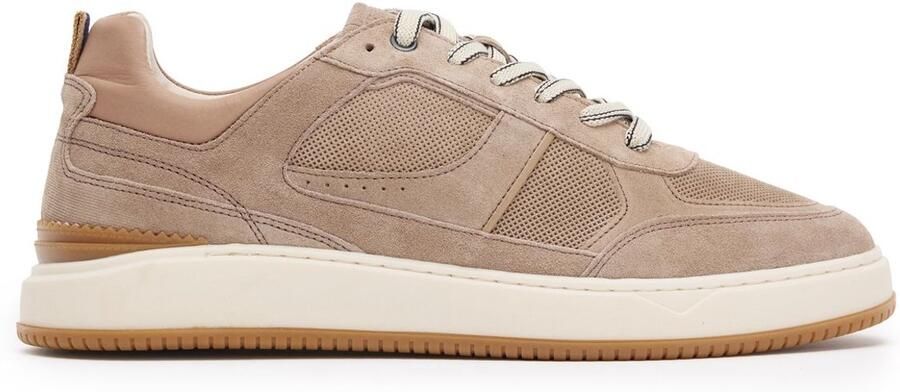 No Stress Heren Beige suède sneakers - Foto 4