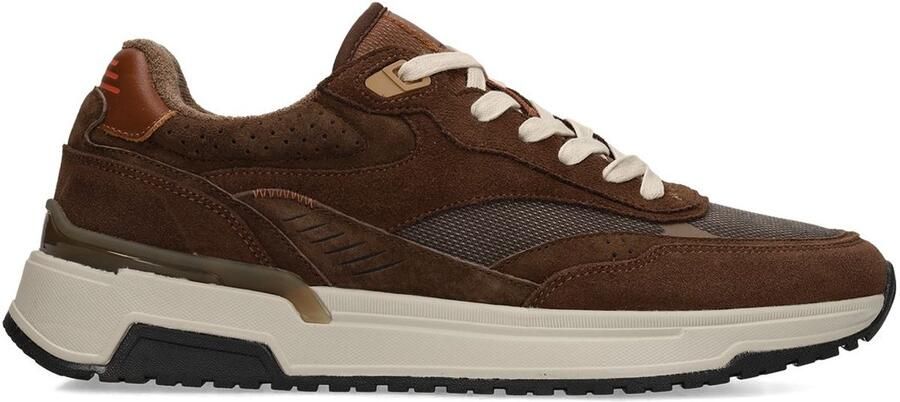 No Stress Heren Bruine suède sneakers - Foto 3