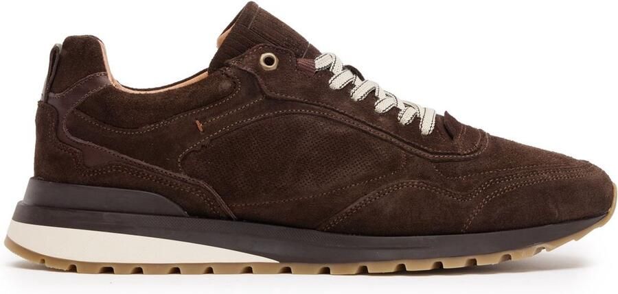 No Stress Heren Bruine suède sneakers