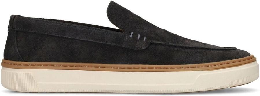 No Stress Heren Donkerblauwe suède loafers