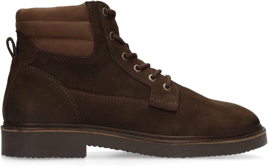 No Stress Heren Donkerbruine suède veterboots - Foto 1