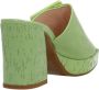 Noa Harmon Heeled Mules Green Dames - Thumbnail 1