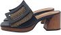 Noa Harmon 9262 Slipper zwart combi 40 - Thumbnail 2