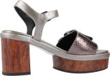 Noa Harmon Elegante Hoge Hak Sandalen voor Vrouwen - Zilver