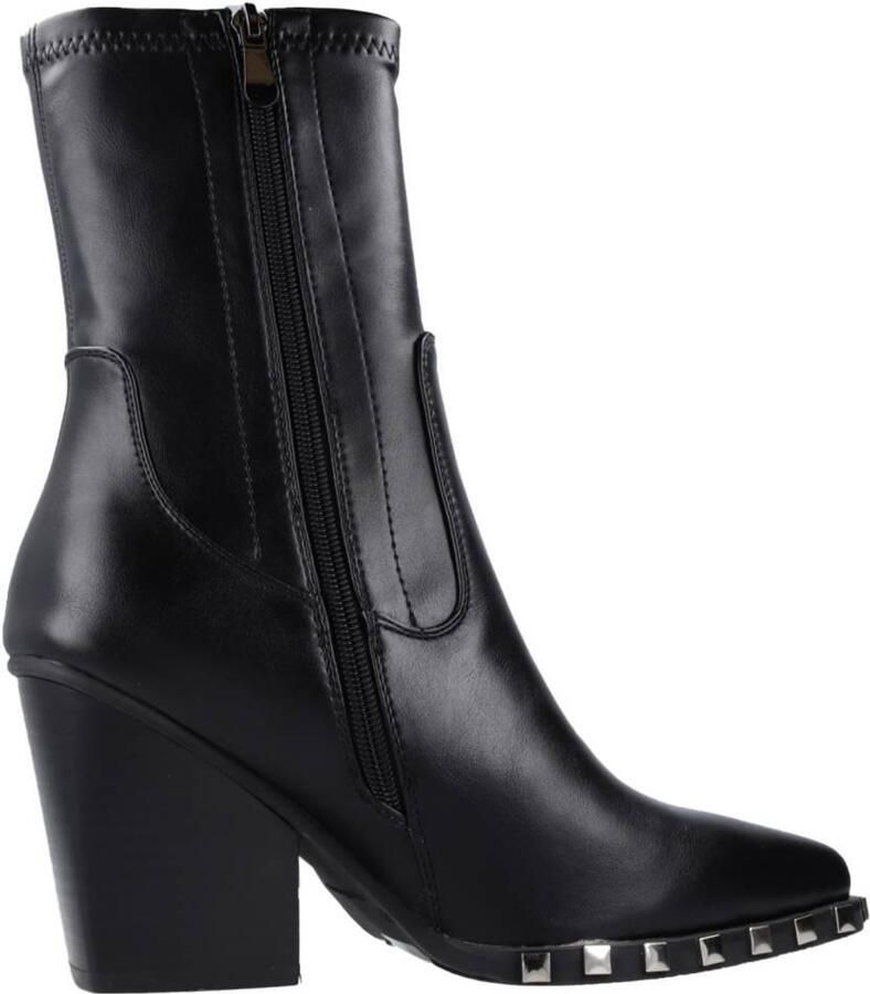 NOA HARMON Enkellaarsjes Dames 009095 Leatherlook Zwart