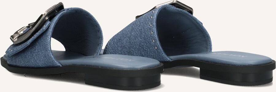 NOA HARMON Slippers Dames 9736 Maat: 37 Materiaal: Leer Kleur: Blauw - Foto 2