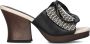 Noa Harmon Slippers Slides Dames 9660 Zwart wit - Thumbnail 2