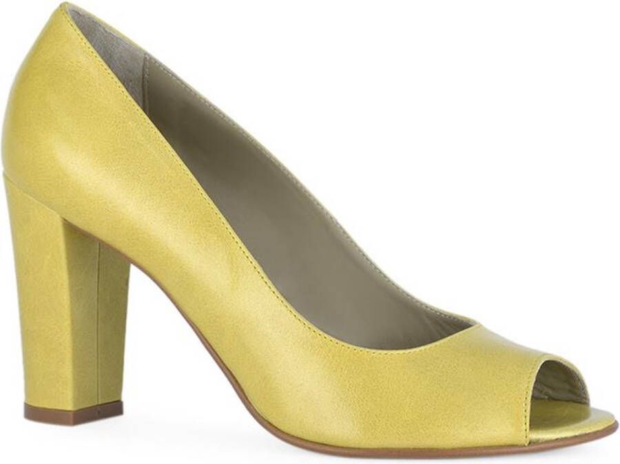 Noë Shoes Nicoline Peeptoe Lemon