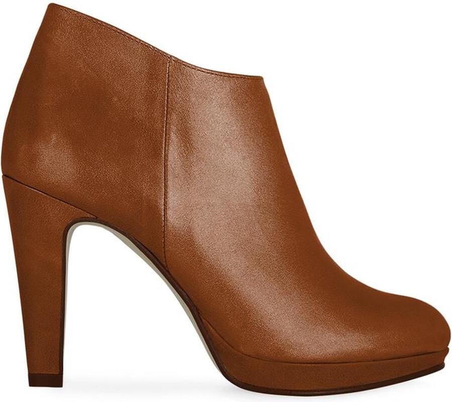 Noë Shoes Nabla Enkellaars Coffee Vintage