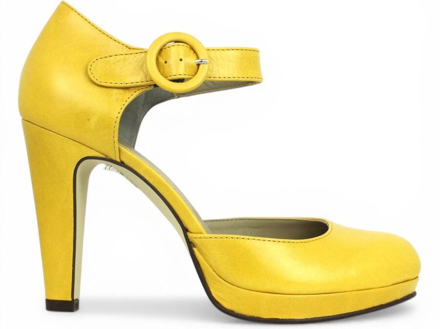 Noë Shoes Nabla Pump Sandalette Mustard