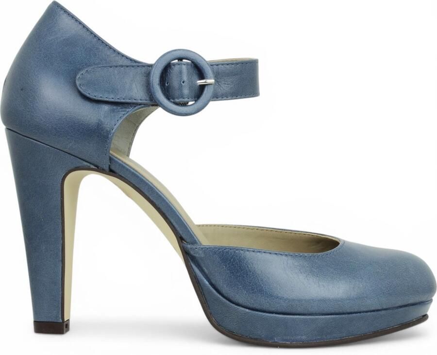 Noë Shoes Nabla Pump Sandalette Petrol Vintage